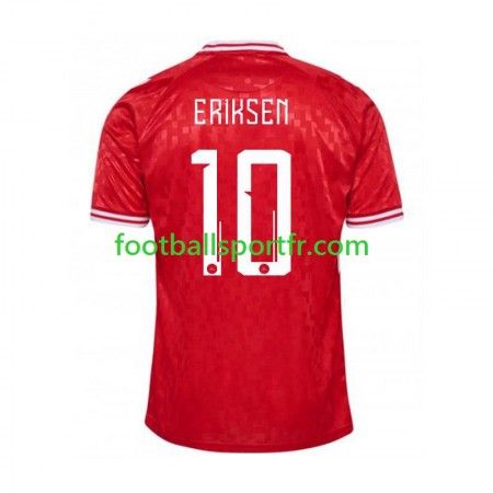 Tenue Danemark Eriksen 10 Domicile UEFA Euro 2024 Maillot de Foot